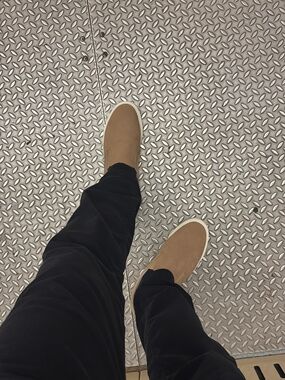 Lucky Brand Men's Slip-On Loafers in Tan Suede